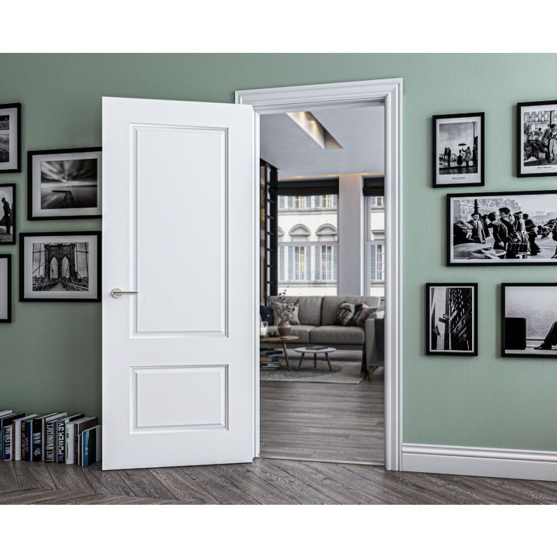Deanta Madison Interior White Primed Door - 78in x 27in x 35mm (1981 x 686mm)