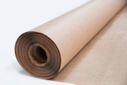 Novia B1F building paper roll, 1.25m x 50m, brown, ideal for damp proofing and insulation applications.
