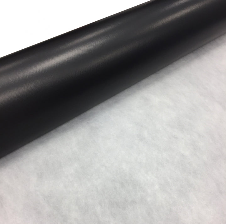 Novia FR fire breather membrane roll, black, 1.5m x 50m for damp proofing and insulation applications.
