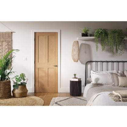 LPD London Oak Internal Door-78in x 27in x 35mm (1981 x 686mm)