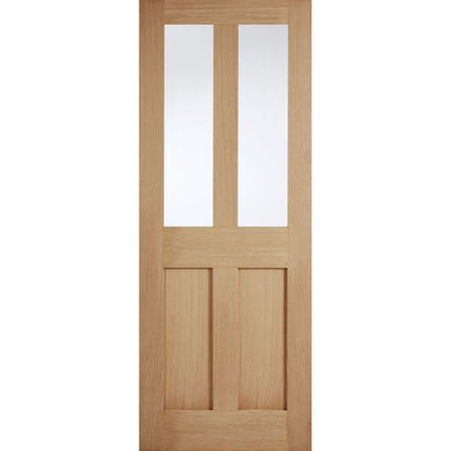 LPD London Oak Glazed Internal Door-78in x 27in x 35mm (1981 x 686mm)