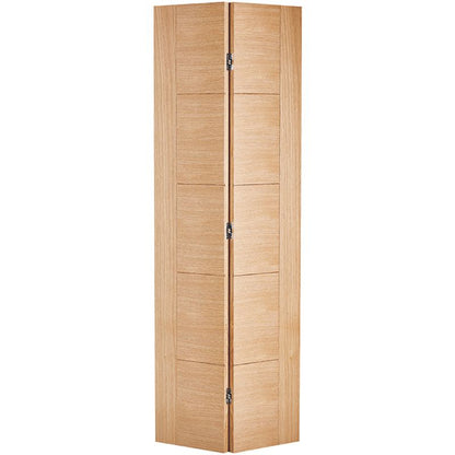 LPD Vancouver Oak Internal Pre-Finished Bi Fold Door-78in x 27in x 35mm (1981 x 686mm)