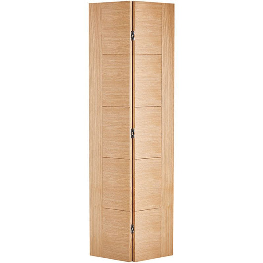 LPD Vancouver Oak Internal Pre-Finished Bi Fold Door-78in x 30in x 35mm (1981 x 762mm)