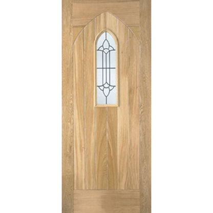 LPD Westminster Oak Dowel Exterior Door-80in x 32in x 44mm (2032 x 813mm)