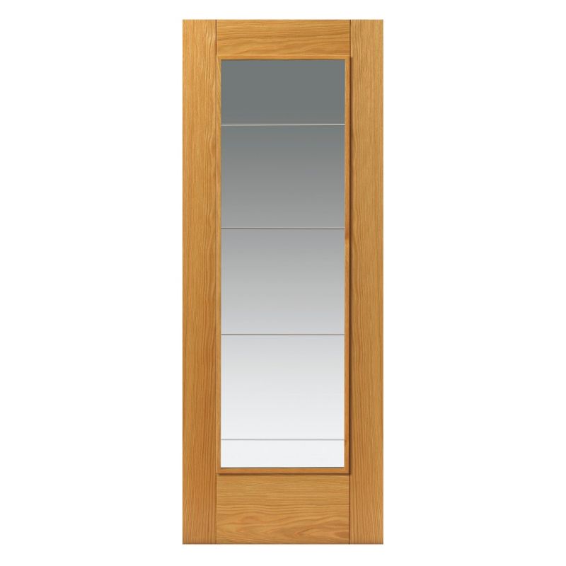JB Kind Medina Pre-Finished Glazed Internal Door 1981 X 838 X 35mm