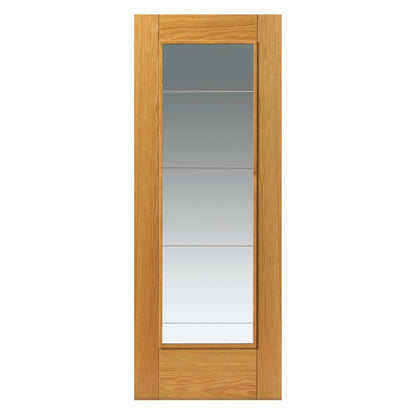 JB Kind Medina Pre-Finished Glazed Internal Door 1981 X 838 X 35mm