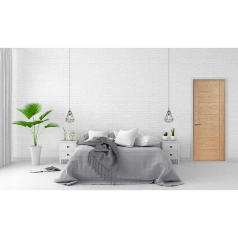 XL Joinery Palermo Original Pre-finished Oak Internal Door - 2040 x 626 x 40mm (24.6")