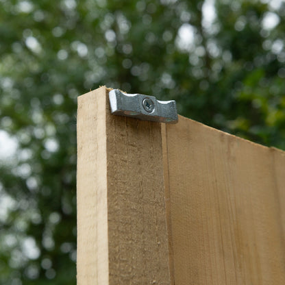 4LIFE Pressure Treated Apex Garden Shed Double Door 10x10ft Overlap