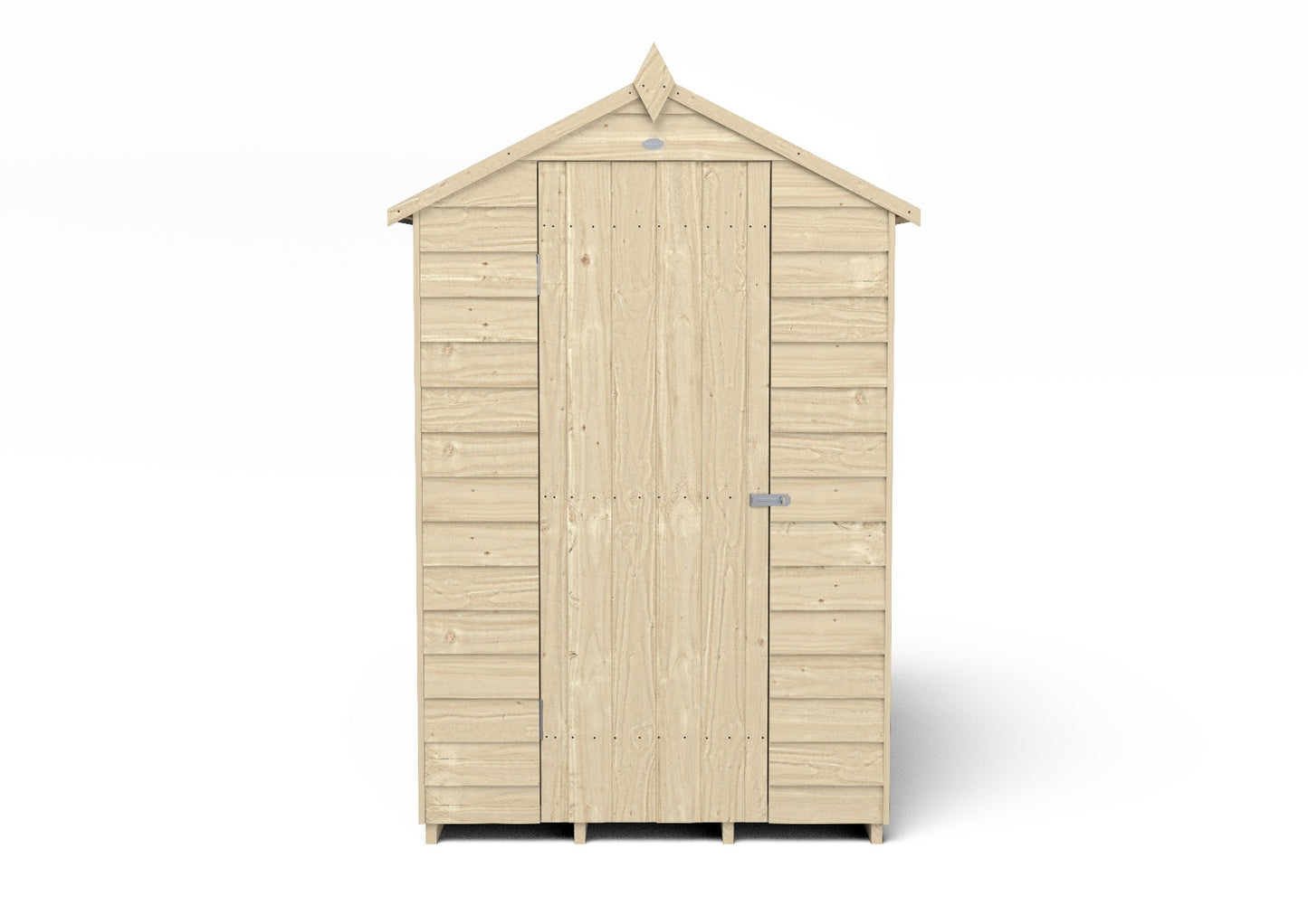 4LIFE Pressure Treated Apex Garden Shed - Overlap Timber 6x4ft