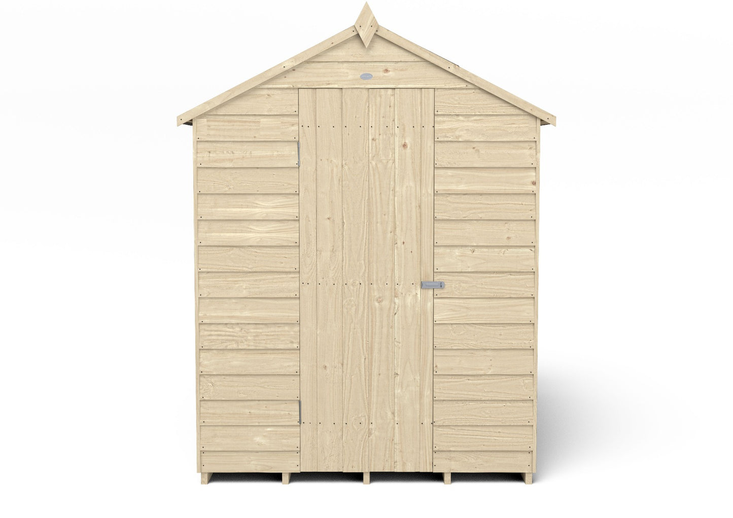 4LIFE Pressure Treated Apex Garden Shed 7x5ft - Overlap Timber