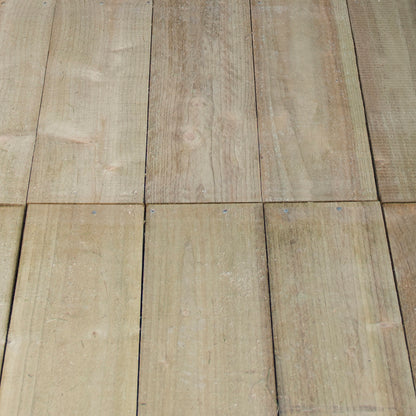 4LIFE Pressure Treated Overlap Apex Shed 7x5ft No Window Heavy Duty