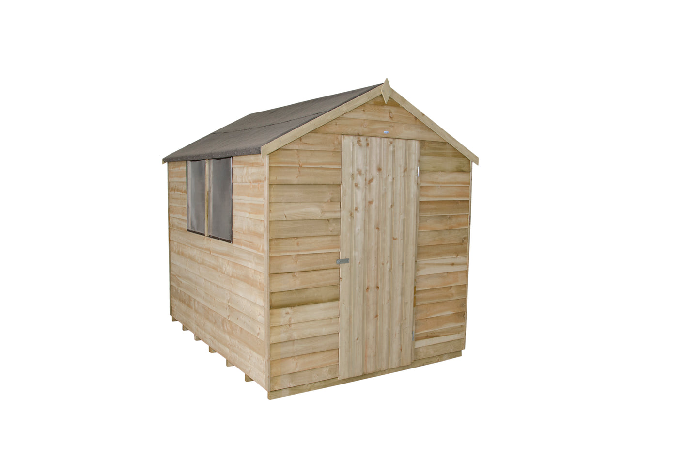 Image for Forest Overlap Pressure Treated Pent Garden Shed - 8 x 6 ft