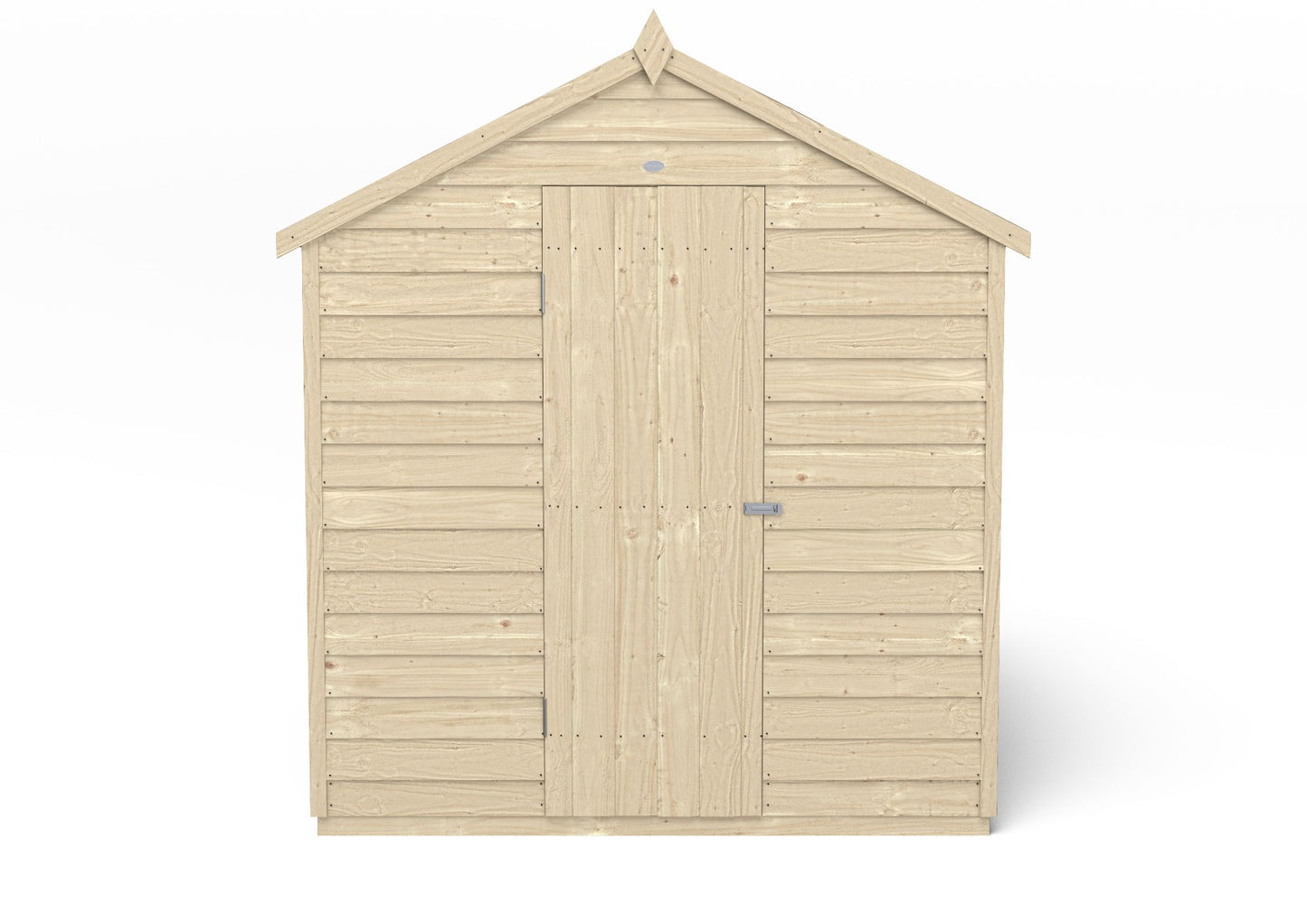 4LIFE Pressure Treated Overlap Apex Garden Shed 8x6ft No Window