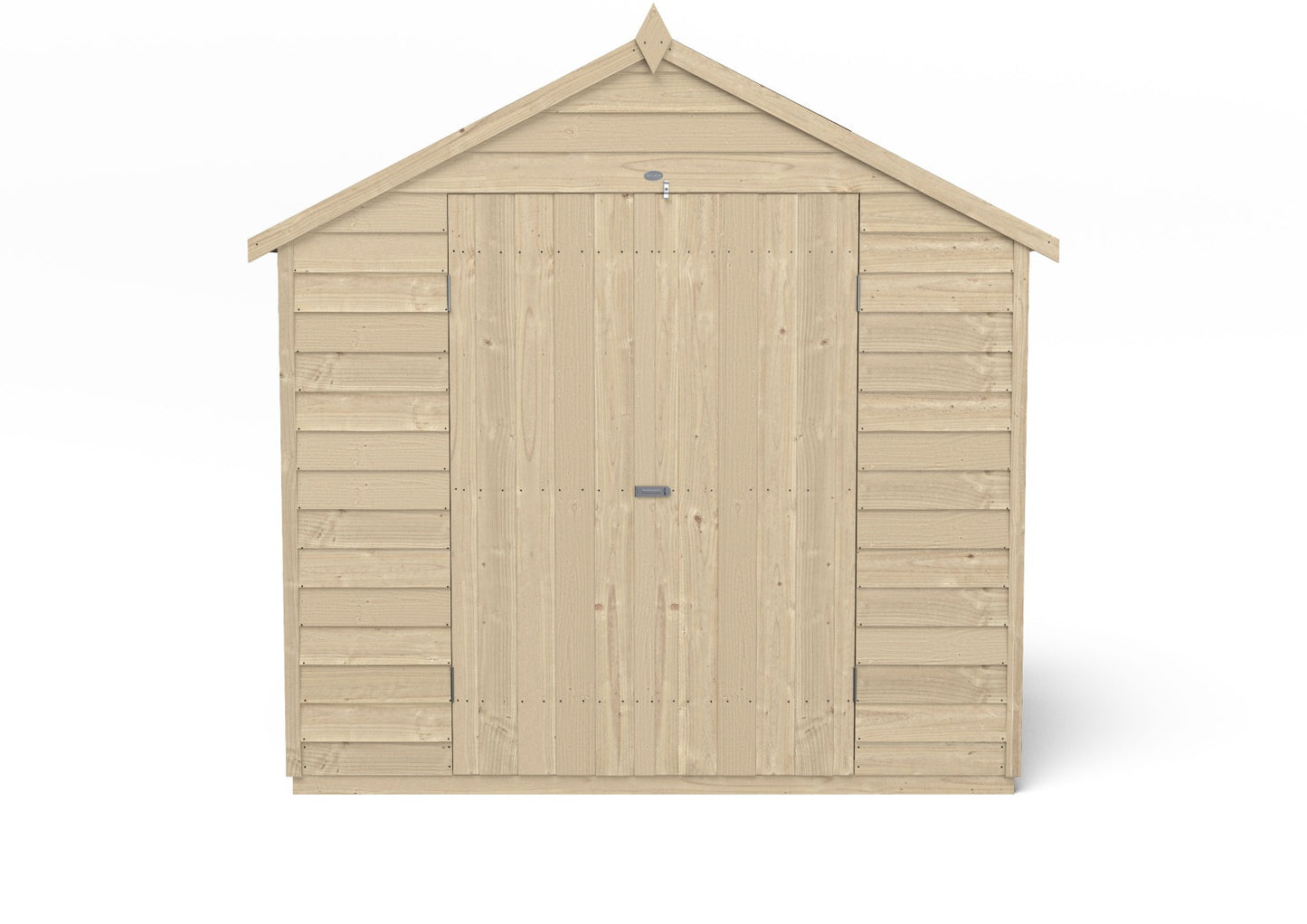 4LIFE Pressure Treated Overlap Apex Garden Shed 7x5ft Double Door