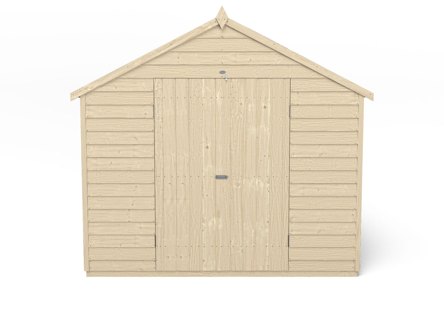 4LIFE Pressure Treated Apex Garden Shed - Double Door 12x8ft