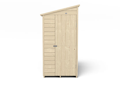 4LIFE Pressure Treated Pent Garden Shed 6x3ft - Overlap Timber