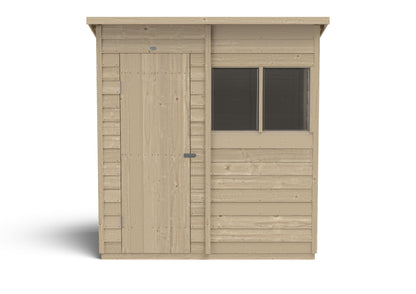 4LIFE Pressure Treated Overlap Pent Shed 6x4ft - 15 Year Guarantee