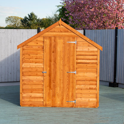 Shire Overlap Pressure Treated Apex Value Shed - Single Door / One Window