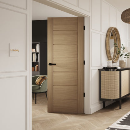 XL Joinery Palermo Essential Unfinished Oak Internal Fire Door - 1981 x 838 x 44mm (33")