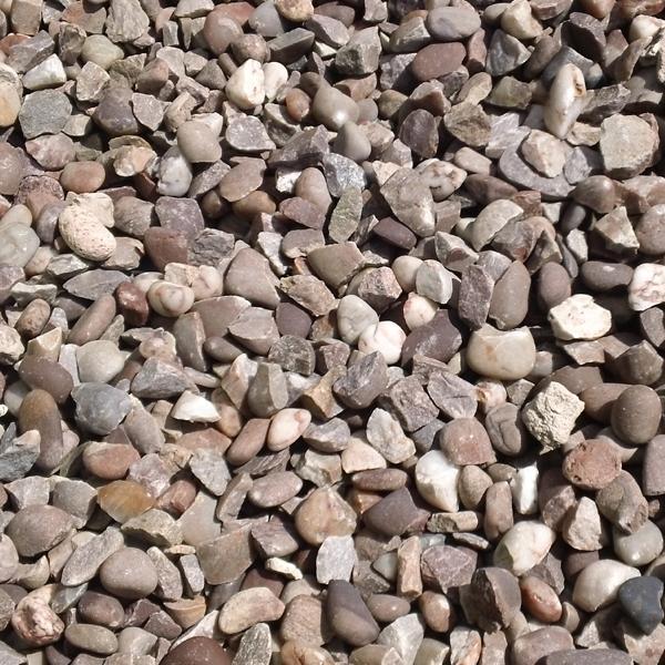 Staffordshire Pink Gravel 20mm - 850kg Bulk Bag Decorative Stone