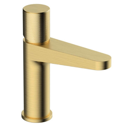RAK Ceramics Amalfi Mid Height Basin Mixer Tap in Brushed Gold