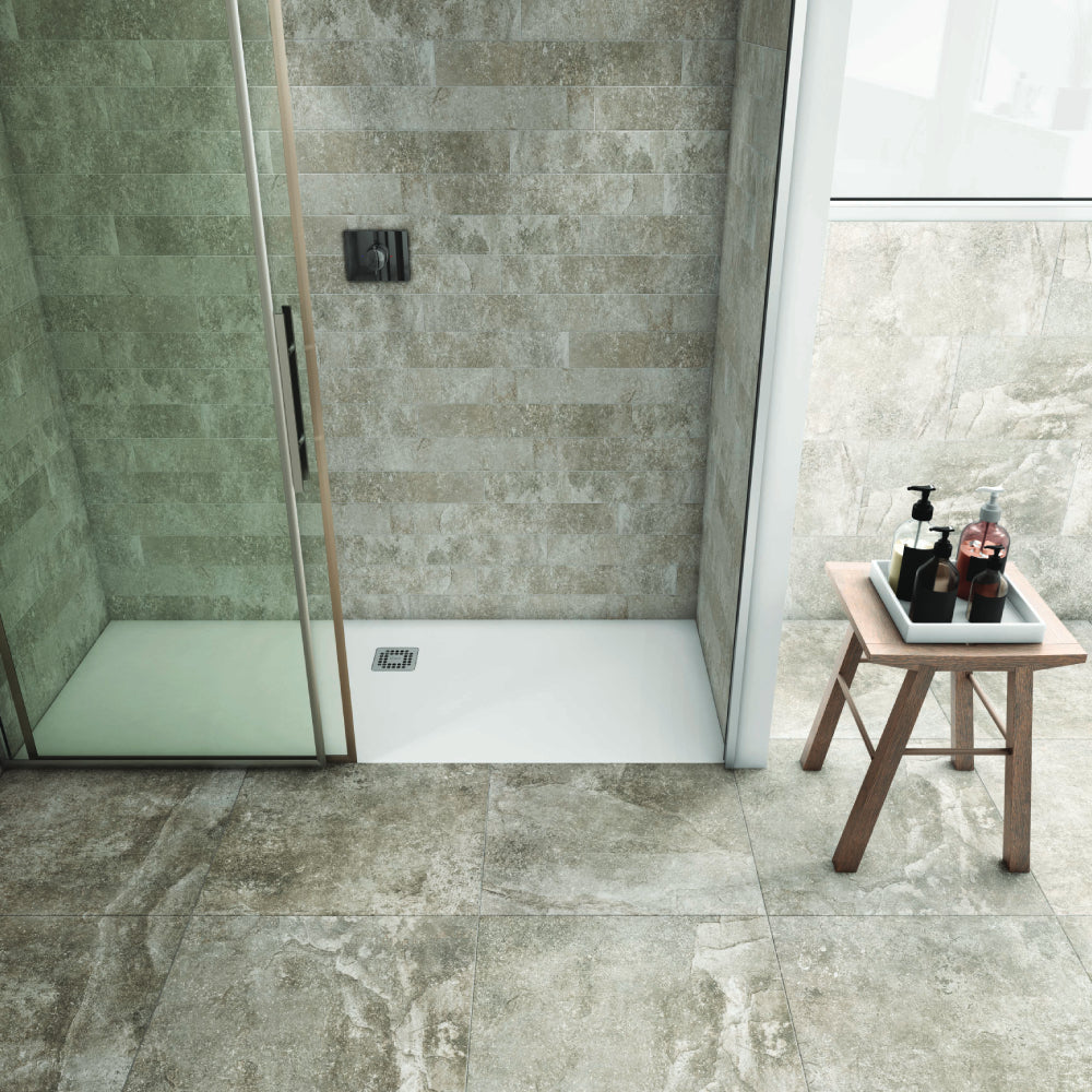 RAK Ceramics Feeling 1700 x 900mm Bathtub Replacement Shower Tray Rak Solid - White