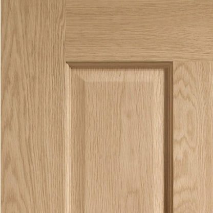 Image for XL Joinery Victorian 4 Panel Pre-Finished Internal Oak Door 2040 x 726 x 40mm