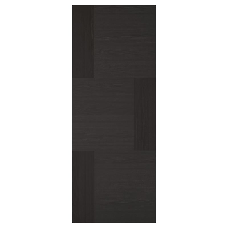 LPD Seis Charcoal Black Pre-Finished Internal Door - 78in x 30in x 35mm (1981 x 762mm)
