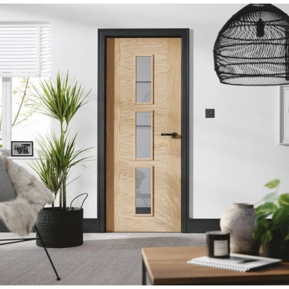 LPD Sofia Oak Glazed Internal Door-78in x 24in x 35mm (1981 x 610mm)