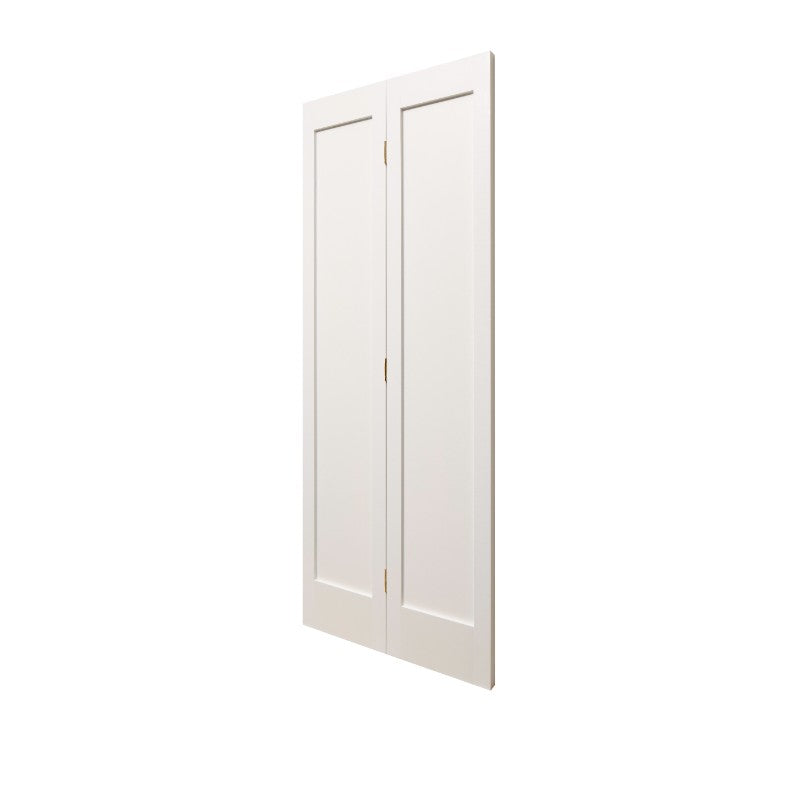 Shaker 2 Panel White Primed Panel Bi-Fold Internal Door 1981 x 762mm