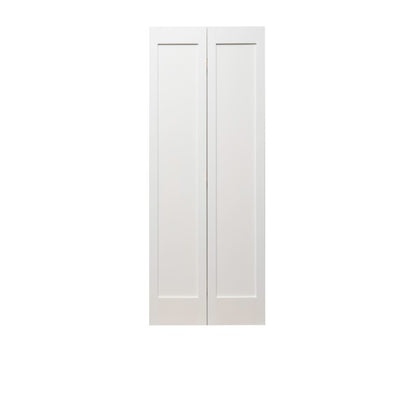 Shaker 2 Panel White Primed Panel Bi-Fold Internal Door 1981 x 762mm