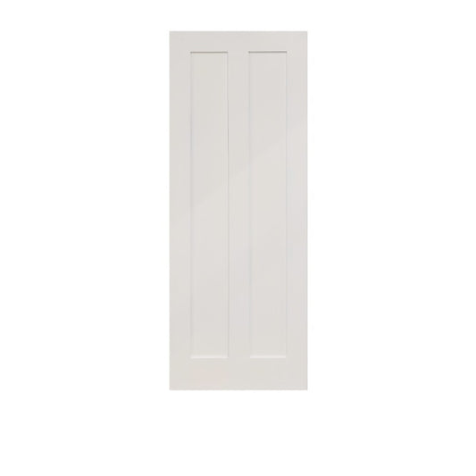 Shaker 2 Panel White Primed Panel Internal Door - All Sizes