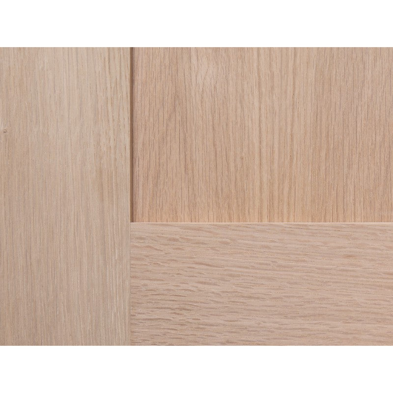 Shaker 4 Panel Unfinished Internal Oak Door - All Sizes