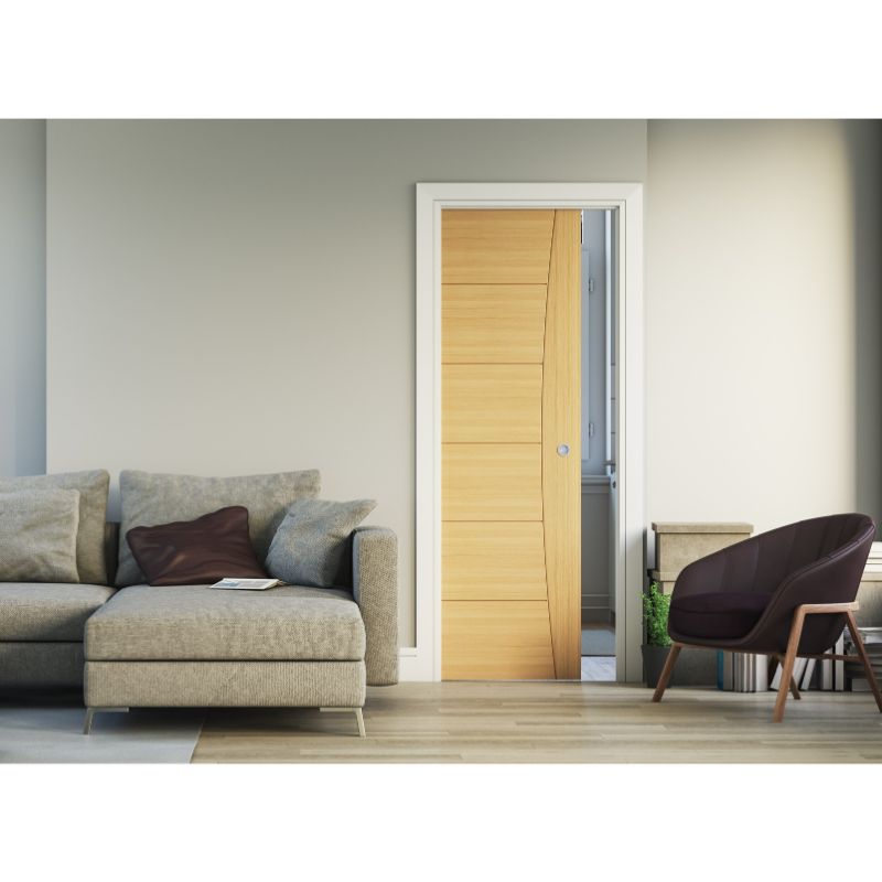Deanta Single Pocket Door Kit - 80.3in x 32.5in (2040 x 826 x 125mm)