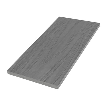 DDecks Duro360 composite fascia board in graphite, 140mm x 11mm x 2.5m, textured wood grain finish.