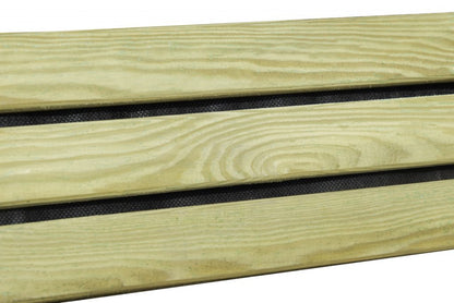 Forest Garden Slatted Edging 120cm - Pack of 3