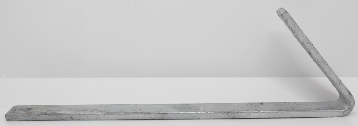 Image for Galvanised V Type Bracket for Samac Snow Guards - 225mm