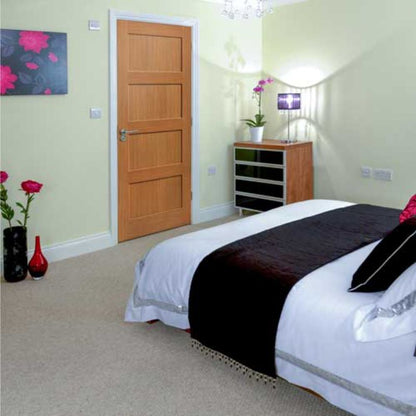 JB Kind Oak Snowdon Internal Fire Door Unfinished 1981 X 838 X 44mm