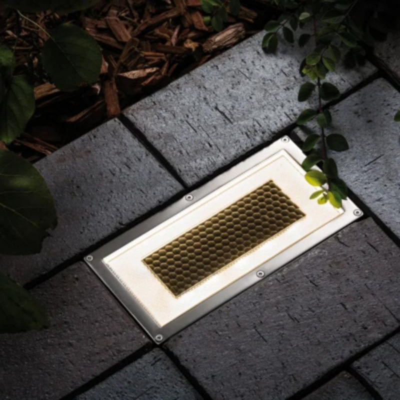 Outdoor Floor Light Set Solar Box IP67 LED 1 x 0.6W 20 x 10cm 