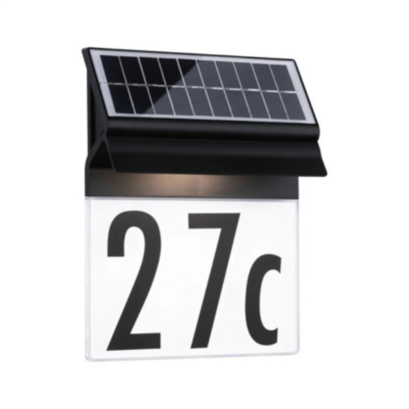 Outdoor Solar House Number IP44 Long Operating Time