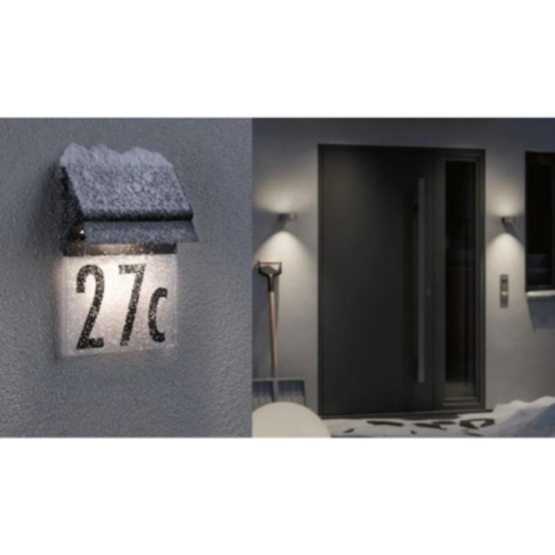 Outdoor Solar House Number IP44 Long Operating Time