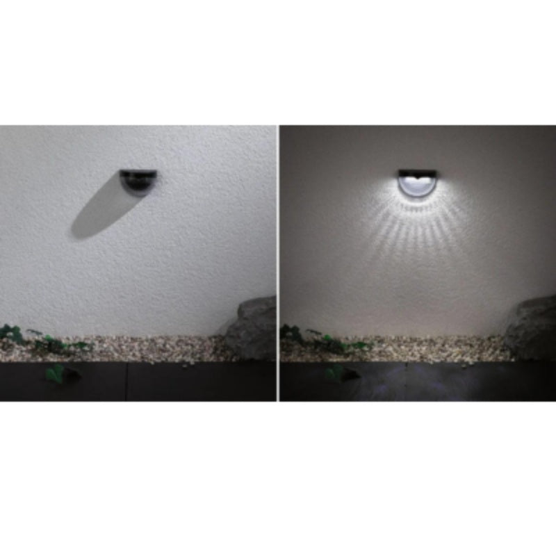 Outdoor Solar Path Luminaire Mimmo IP44 Plastic Grey