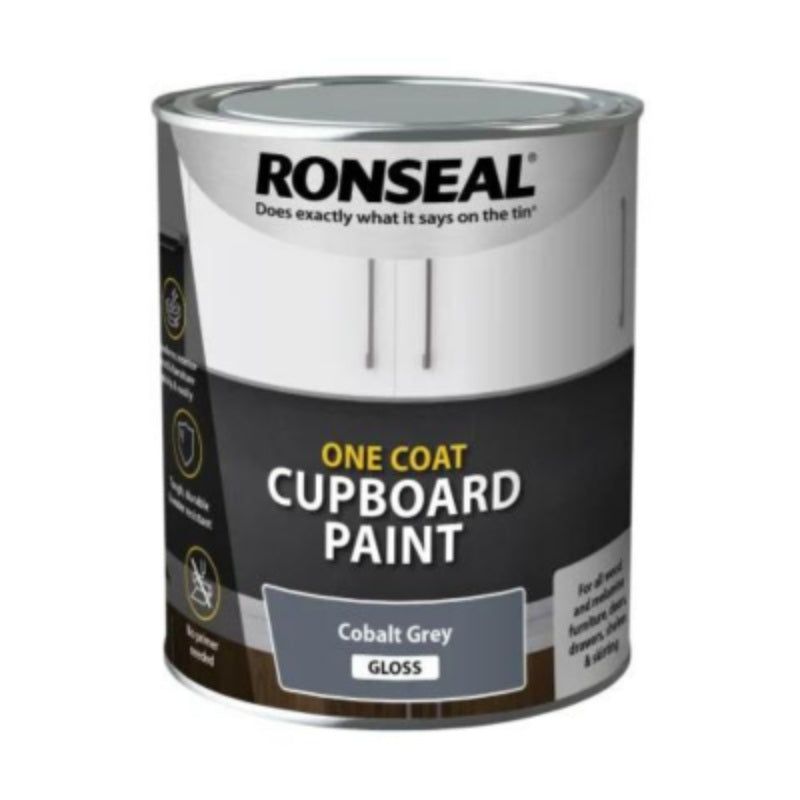 Ronseal One Coat Cupboard Paint 750ml - All Colours