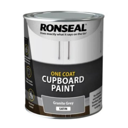 Ronseal One Coat Cupboard Paint 750ml - All Colours