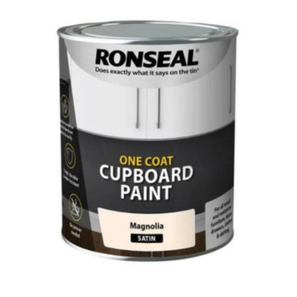 Ronseal One Coat Cupboard Paint 750ml - All Colours