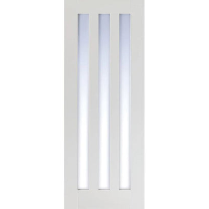 LPD Utah 3 Lite Clear Glass White Primed - 78In x 33In x 35mm (1981 x 838mm)