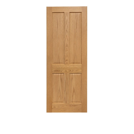 Victorian 4 Panel Oak Prefinished Internal Door - All Sizes