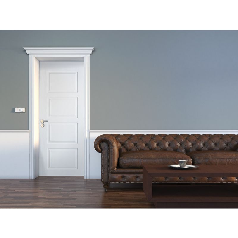 LPD Contemporary White Composite Internal Fire Door-78in x 33in x 44mm (1981 x 838mm)