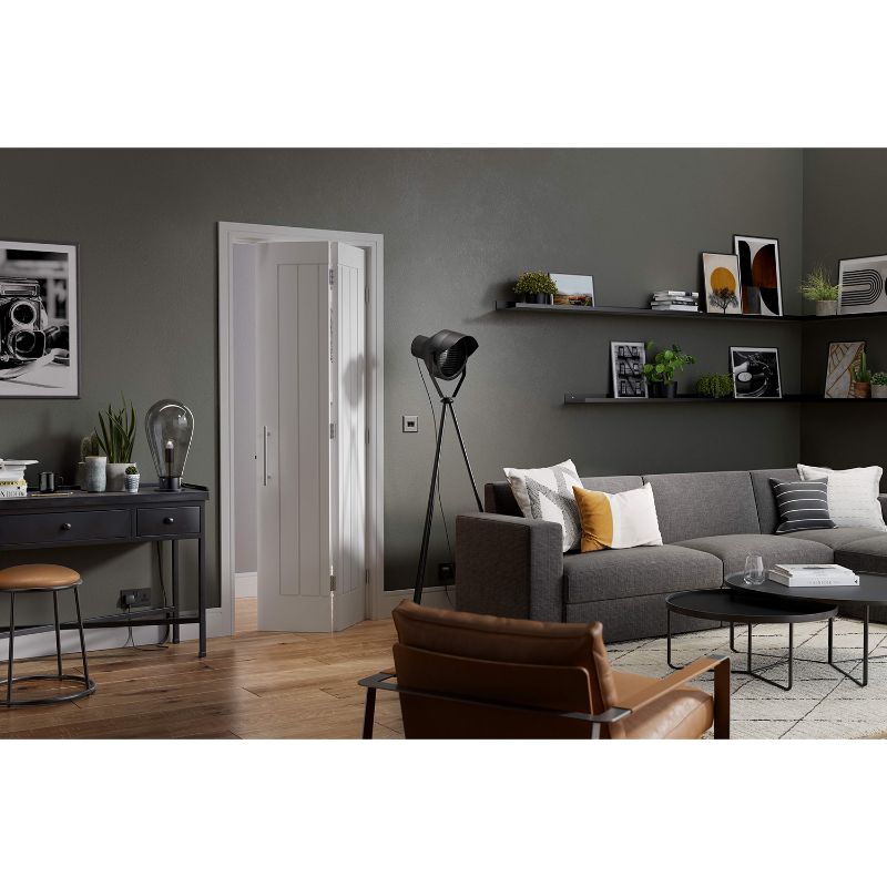 LPD Mexicano White Internal Bi Fold Door 78in x 30in x 35mm (1981 x 762mm)