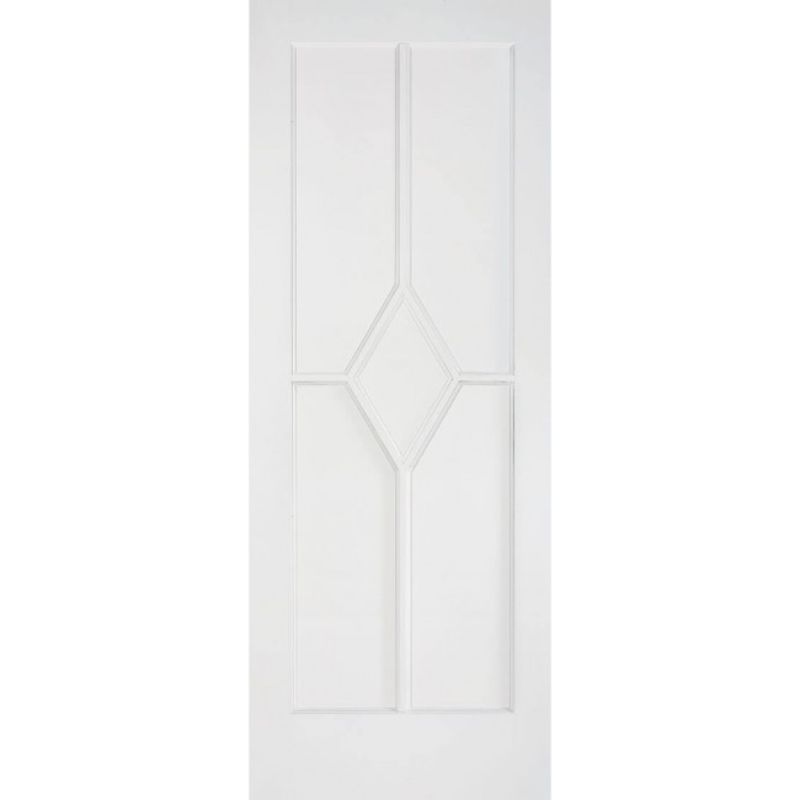 LPD Primed White Reims Internal Fire Door - 78in x 30in x 35mm (1981 x 762mm)